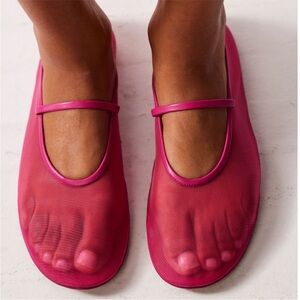 Jeffrey Campbell Moira Mesh Ballet Flats